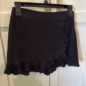 American Threads Black Mini Skirt